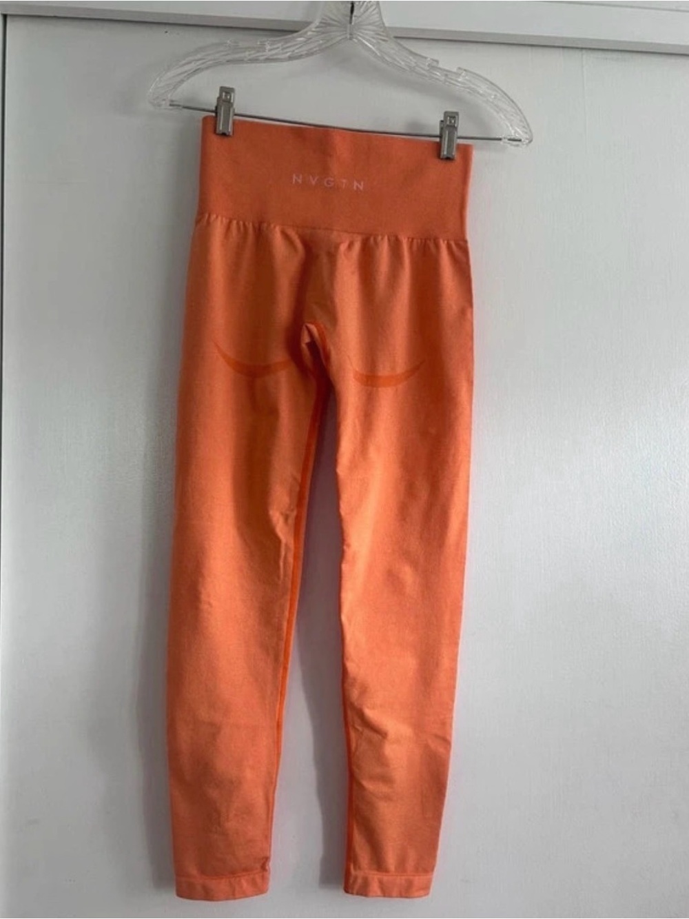 NVGTN Kids Bright Orange Seamless Leggings